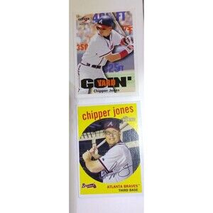 Chipper Jones-2 Card Bundle